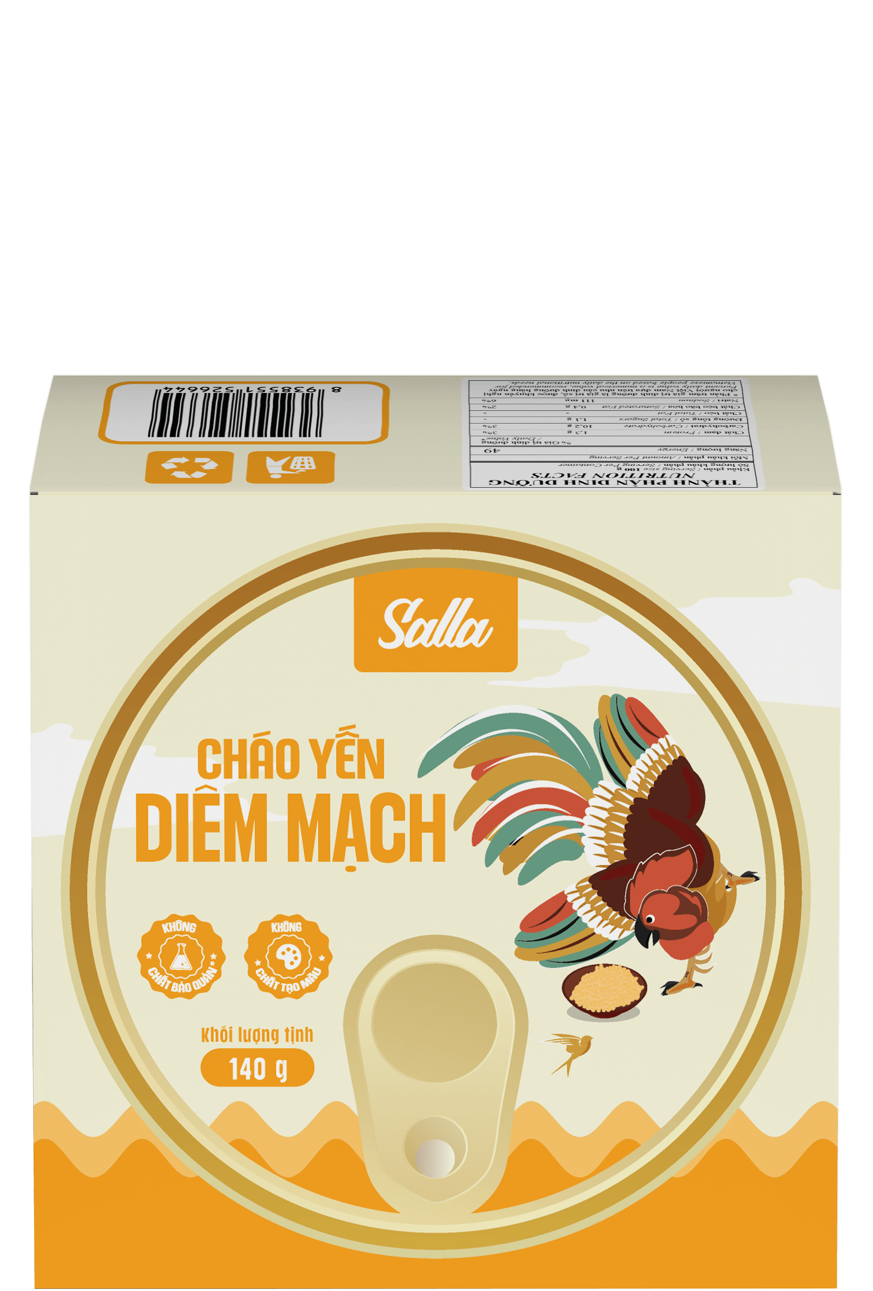 Salla Cháo Yến Diêm Mạch