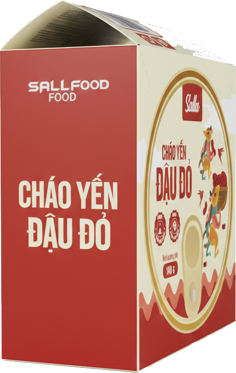 Salla Cháo Yến Đậu Đỏ
