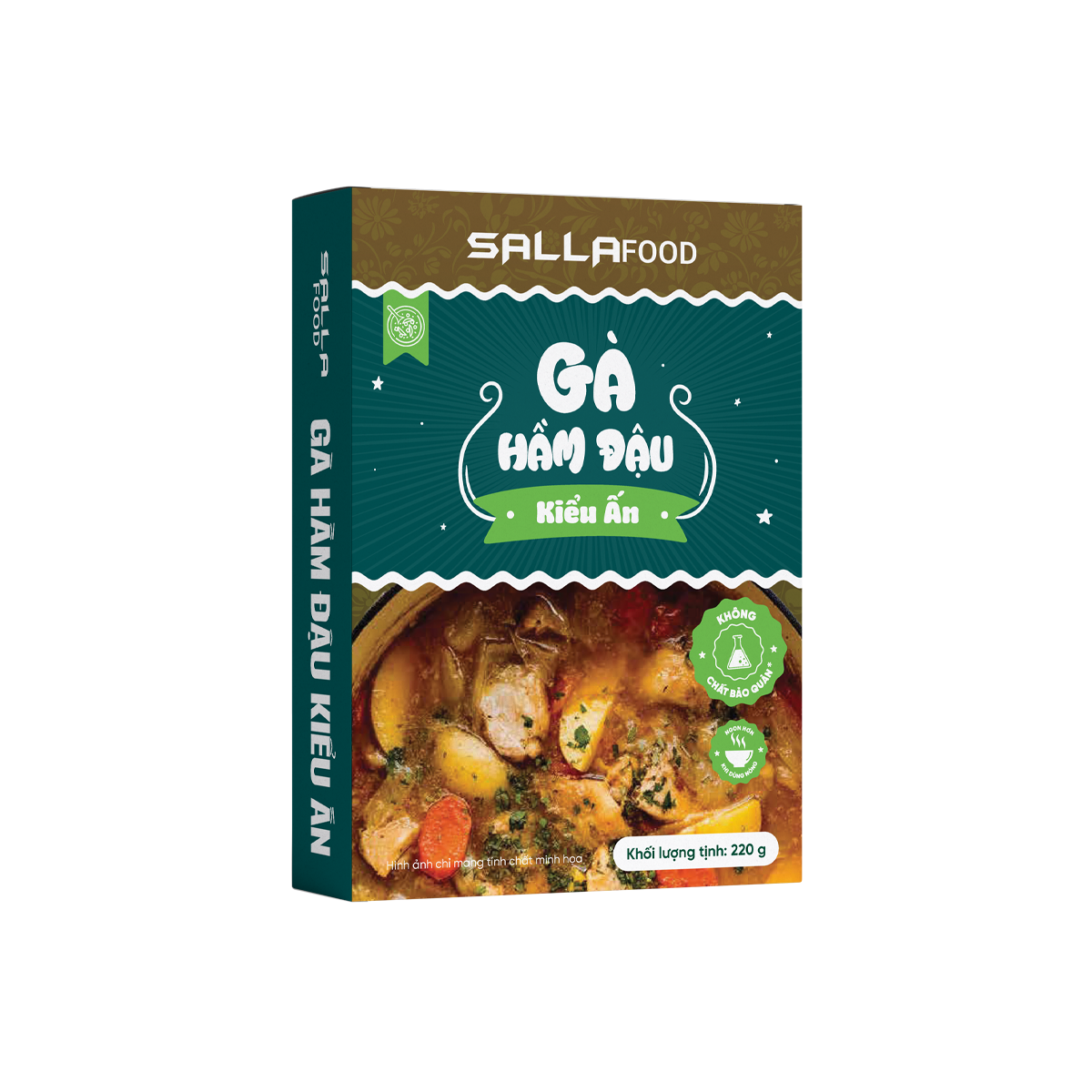 Gà Hầm Đậu Kiểu Ấn Sallafood