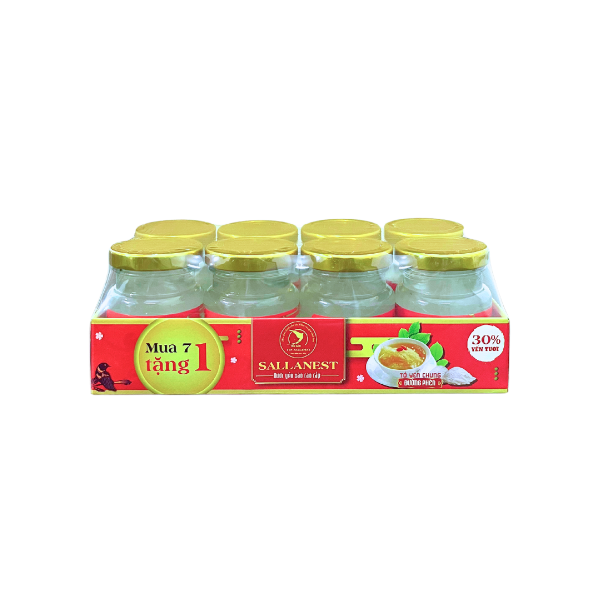 Yến Chưng Sallanest 30% Vị Đường Phèn