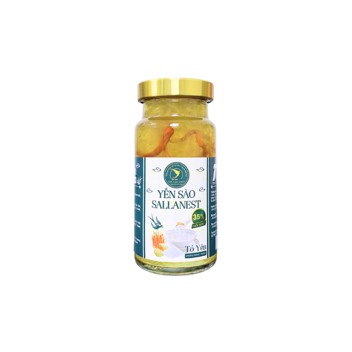 Yến Chưng Sallanest 35% Vị Đông Trùng