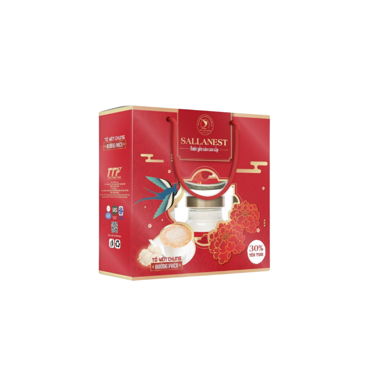 Yến Chưng Sallanest 30% Vị Đường Phèn