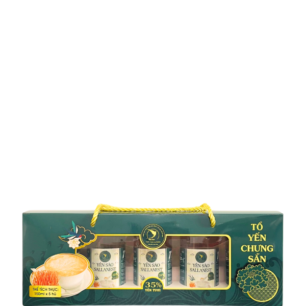 Yến Chưng Sallanest 35% Vị Đông Trùng