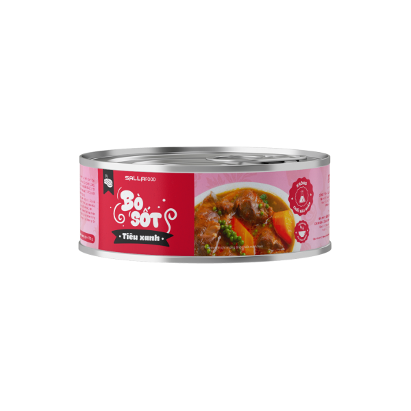 Bò Sốt Tiêu Xanh Sallafood