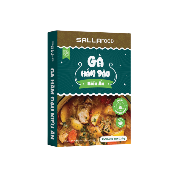 Gà Hầm Đậu Kiểu Ấn Sallafood