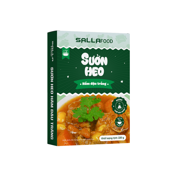 Sườn Heo Hầm Đậu Trắng Sallafood